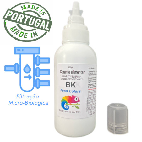 Tinta alimentar para impressoras Epson BK - Preto