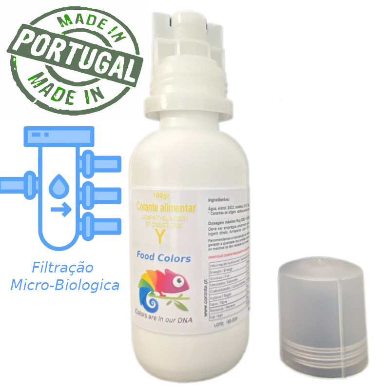 Tinta alimentar para Epson 100g(Amarelo)