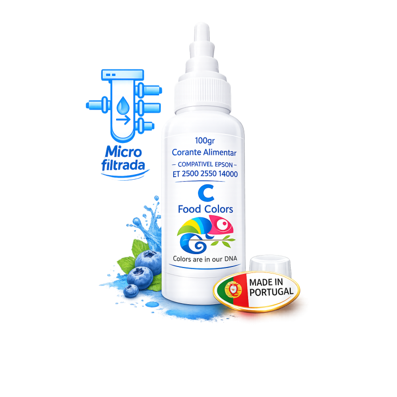 Tinta alimentar para Epson 100g (Cyan)