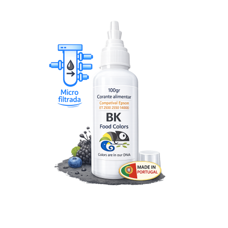 Tinta alimentar para impressoras Epson BK - Preto