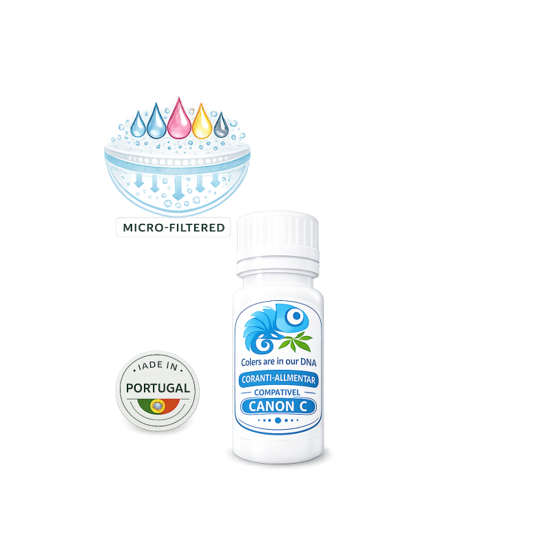 Tinta alimentar para Canon 60g(Cyan)