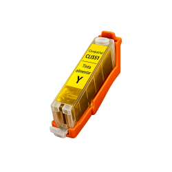 Tinteiro com tinta alimentar compat CLI551 C/Chip Yellow