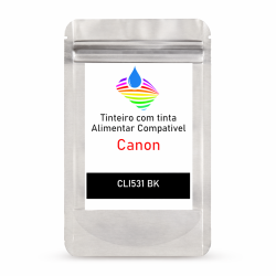 Tint c tinta alimentar compat  CLI581 C/Chip BLACK P